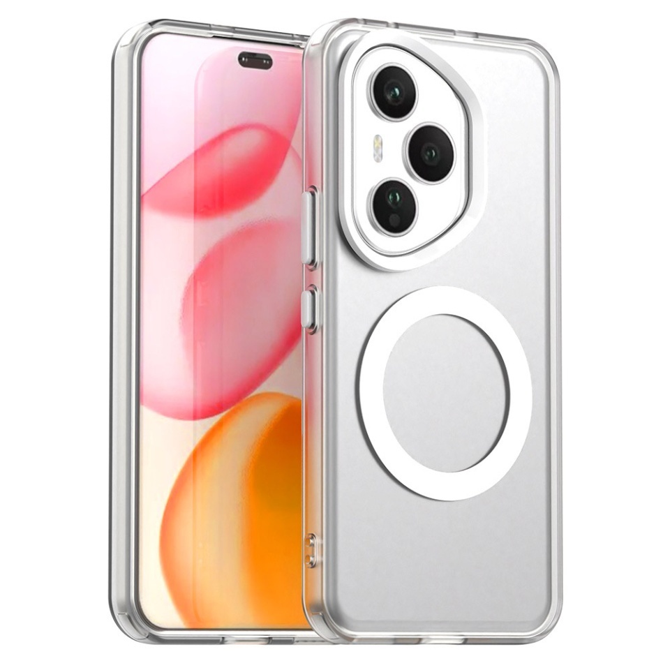 Husa pentru Honor 400 Pro, SKYDDAR INOVATION, CandyCase, Magsafe, set cu sticker, Alb