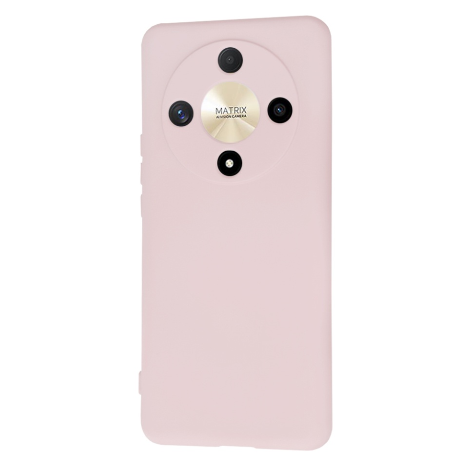 Husa pentru Honor Magic6 Lite din Silicon Catifelat, Protectie Premium, Skyddar SoftElegance - Roz pudra - 2 | YEO