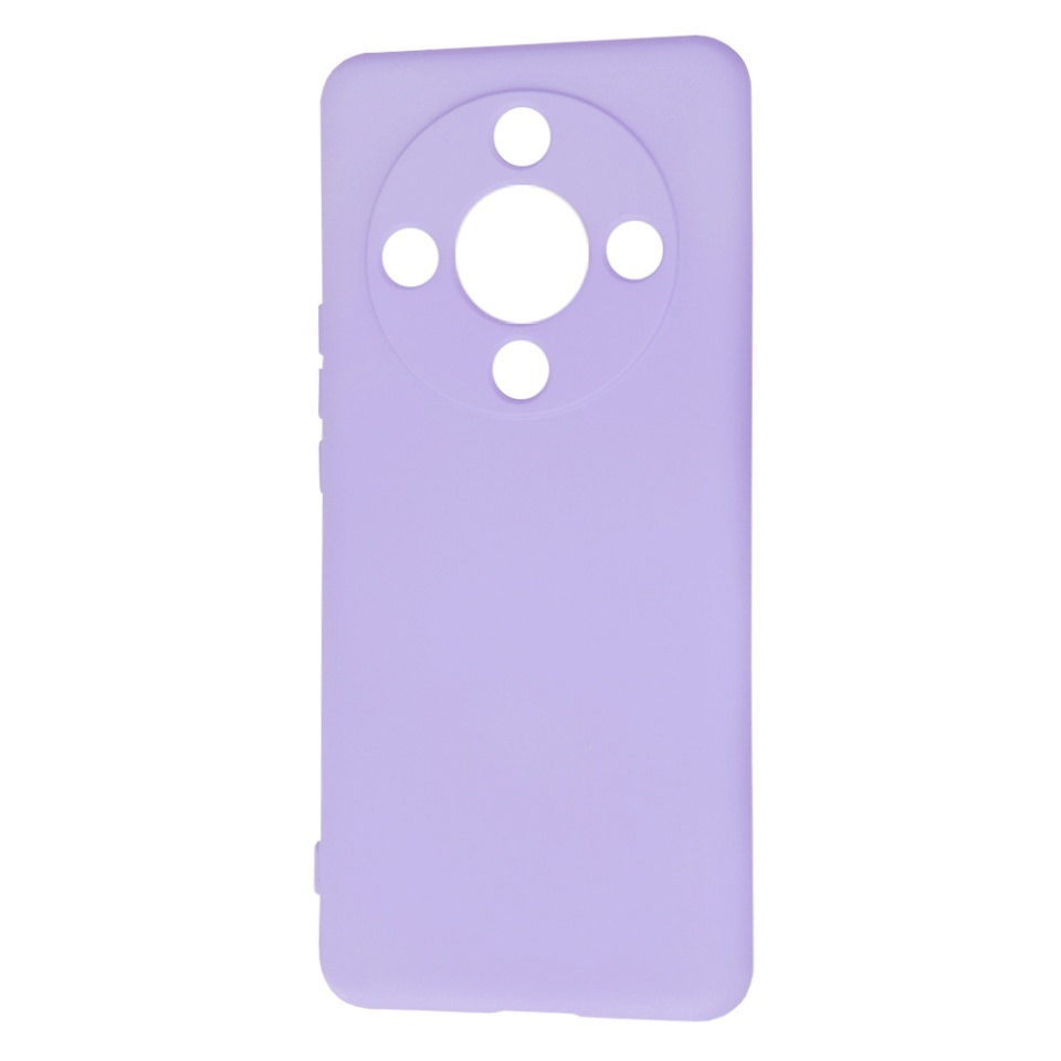Husa pentru Honor Magic6 Lite, SKYDDAR INNOVATION, din Silicon Catifelat, SoftElegance, set cu sticker, Violet - 3 | YEO