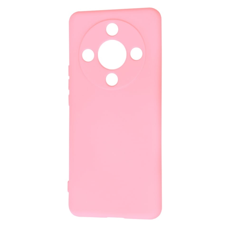 Husa pentru Honor Magic6 Lite, SKYDDAR INNOVATION, din Silicon Catifelat, SoftElegance, set cu sticker, Roz - 3 | YEO