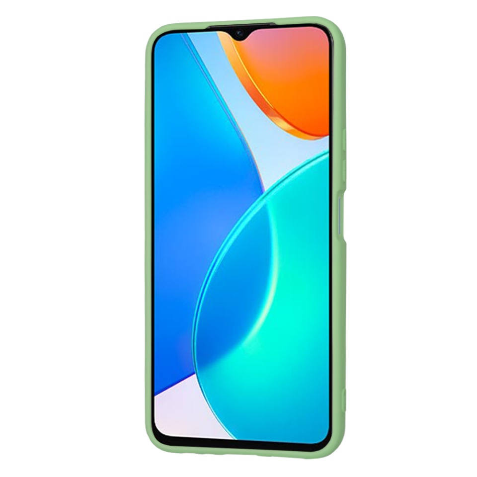 Husa pentru Honor X6 / X8 5G / 70 Lite din Silicon Catifelat, Protectie Premium, Skyddar SoftElegance - Verde deschis - 1 | YEO