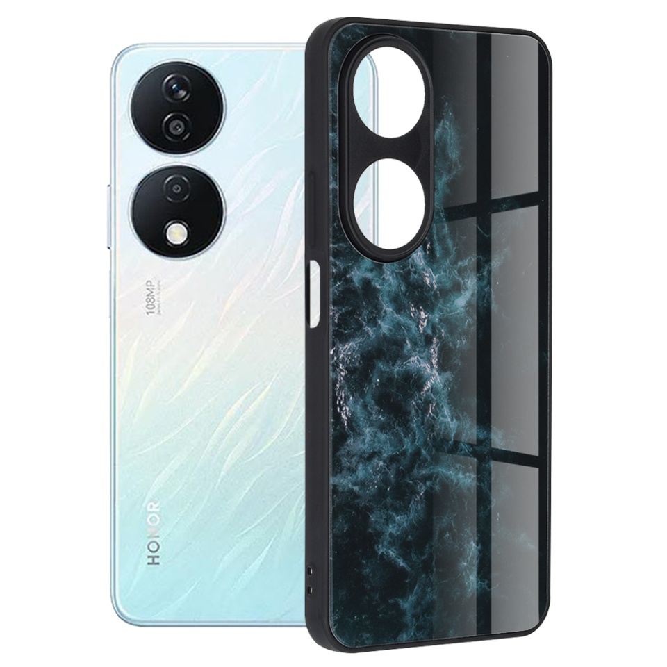 Husa pentru Honor X7b / 90 Smart / X7b 5G cu sticla securizata, SKYDDAR Oddysey - Albastru