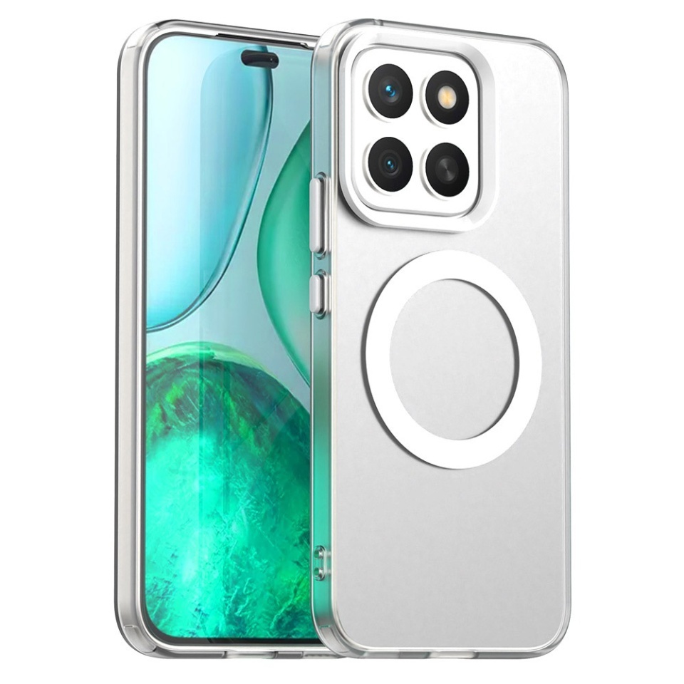 Husa pentru Honor X8c, SKYDDAR INOVATION, CandyCase, Magsafe, set cu sticker, Alb