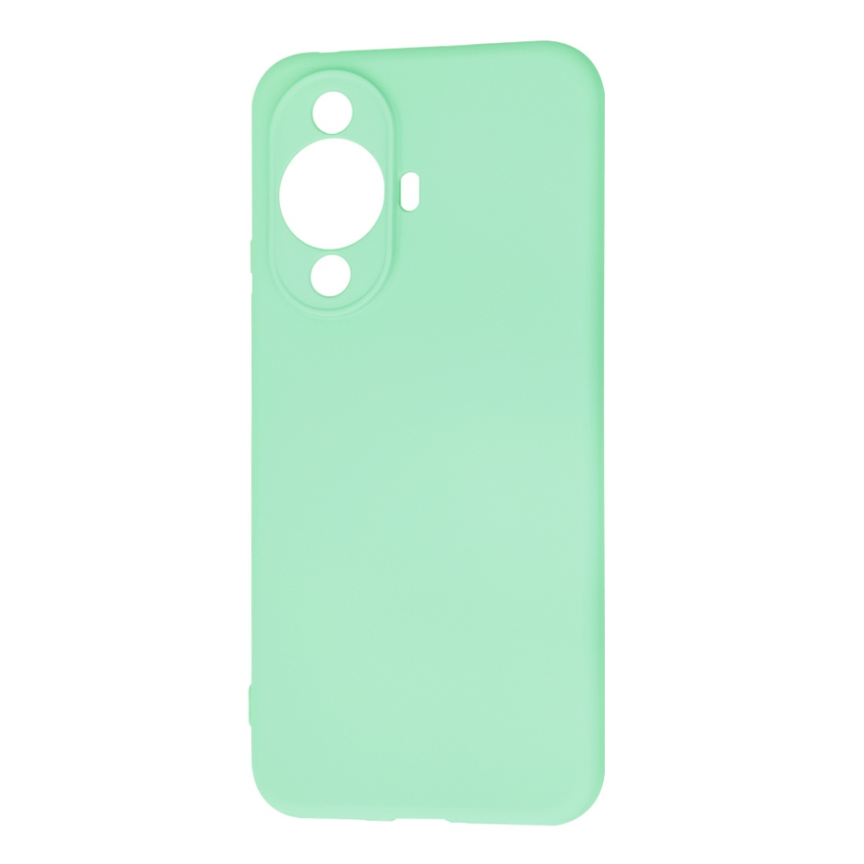 Husa pentru Huawei nova 11 / nova 12s din Silicon Catifelat, Protectie Premium, Skyddar SoftElegance - Verde deschis - 1 | YEO