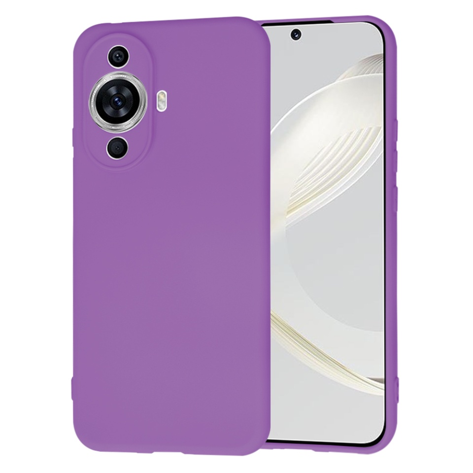 Husa pentru Huawei nova 11 / nova 12s din Silicon Catifelat, Protectie Premium, Skyddar SoftElegance - Mov
