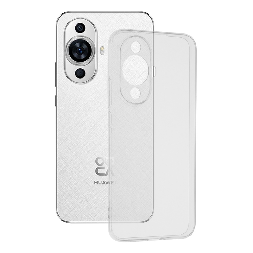 Husa pentru Huawei nova 11 / nova 12s, SKYDDAR INNOVATION, ClearGuard, din silicon transparent, set cu sticker, Transparenta