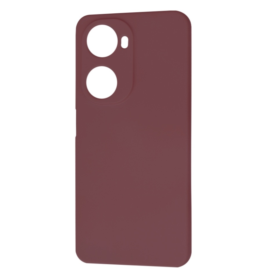 Husa pentru Huawei nova 11 SE / nova 12 SE, SKYDDAR INNOVATION, din Silicon Catifelat, SoftElegance, set cu sticker, Bordo - 1 | YEO