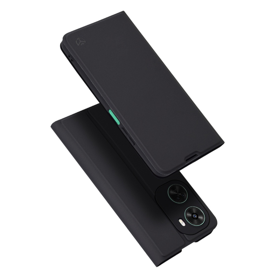 Husa pentru Huawei nova 11 SE / nova 12 SE, SKYDDAR INNOVATION, Magskin Book, tip Carte cu Portofel Interior, set cu sticker, Negru