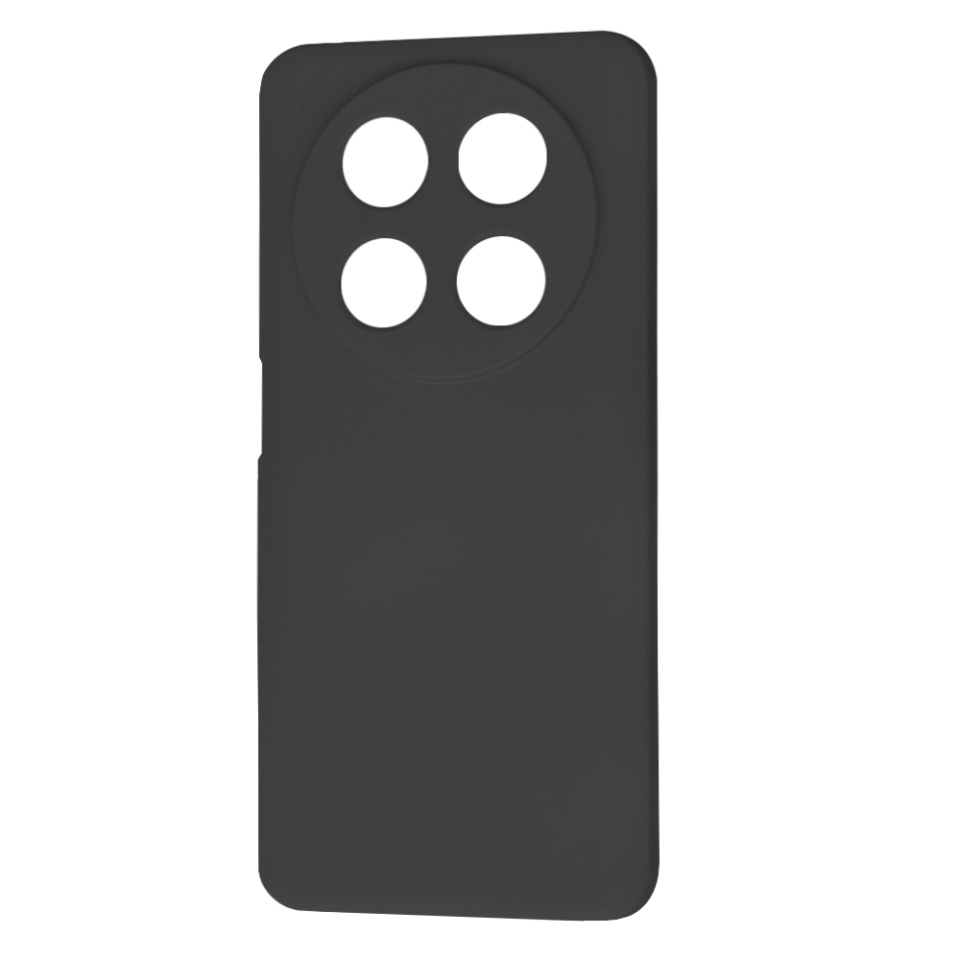Husa pentru Huawei nova 12i din Silicon Catifelat, Protectie Premium, Skyddar SoftElegance - Negru - 1 | YEO