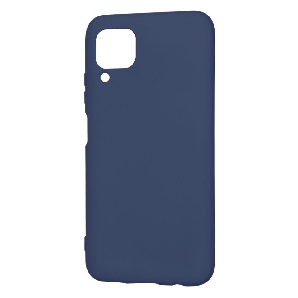 Husa pentru Huawei P40 Lite din Silicon Catifelat, Protectie Premium, Skyddar SoftElegance - Bleumarin - 3 | YEO