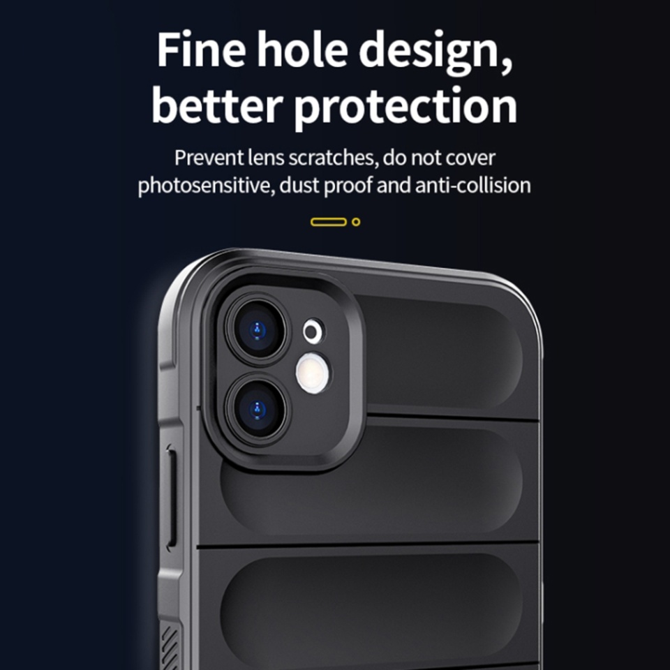 Husa pentru iPhone 11 Pro, SKYDDAR INNOVATION, Vogue, din Silicon Mat, Bleu, set cu sticker - 2 | YEO