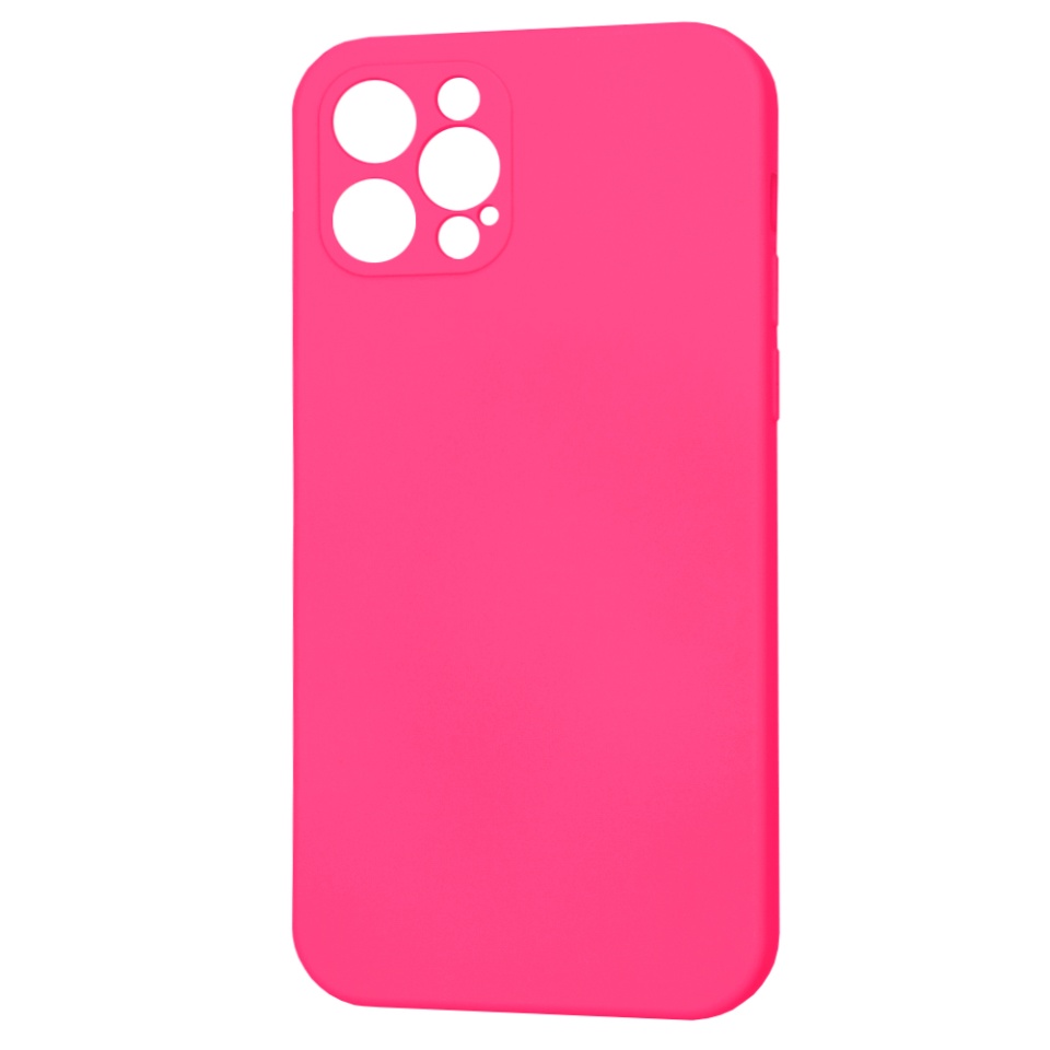 Husa pentru iPhone 12 Pro din Silicon Catifelat, Protectie Premium, Skyddar SoftElegance MagSafe - Fucsia - 1 | YEO