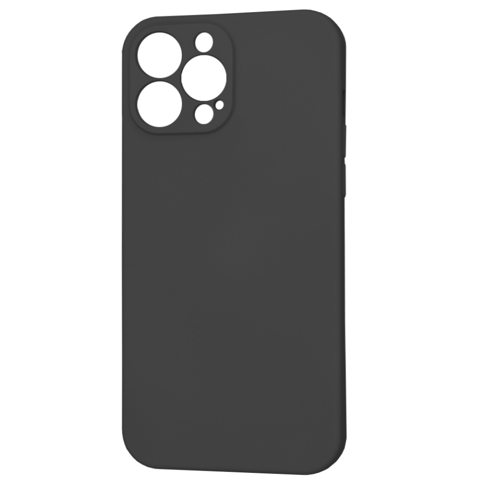Husa pentru iPhone 13 Pro Max din Silicon Catifelat, Protectie Premium, Skyddar SoftElegance MagSafe - Negru - 2 | YEO