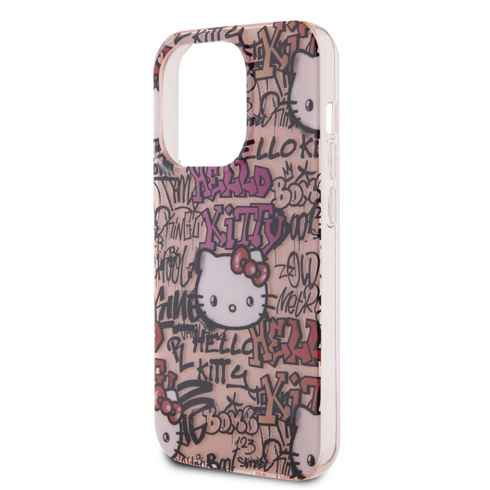 Husa pentru iPhone 13 Pro Max, Hardcase IML, Hello Kitty - Roz - 2 | YEO