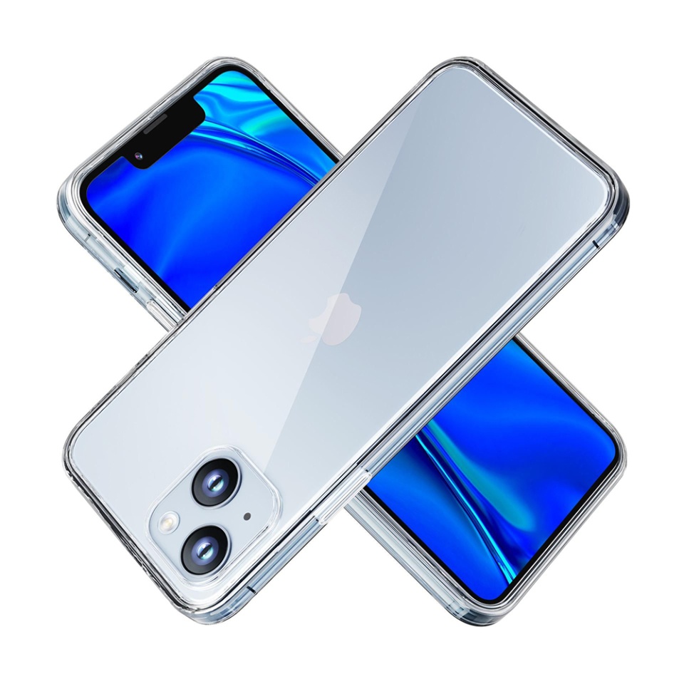 Husa pentru iPhone 14, din silicon, 3mk Clear Case, Transparent - 3 | YEO
