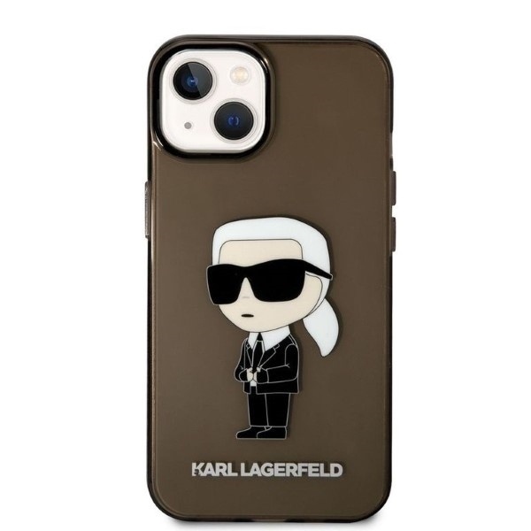 Husa pentru iPhone 14 Plus Hardcase, Karl Lagerfeld - Negru - 2 | YEO