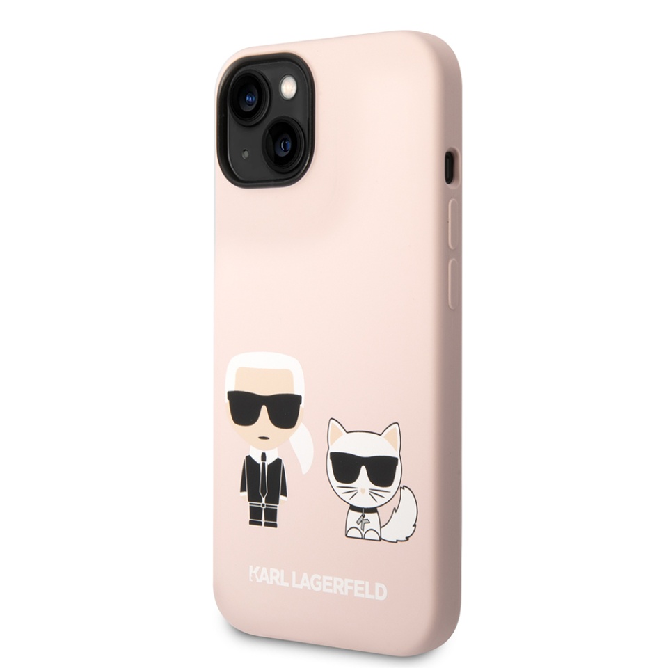 Husa pentru iPhone 14 Plus, Silicone MagSafe, Karl Lagerfeld - Negru - 3 | YEO