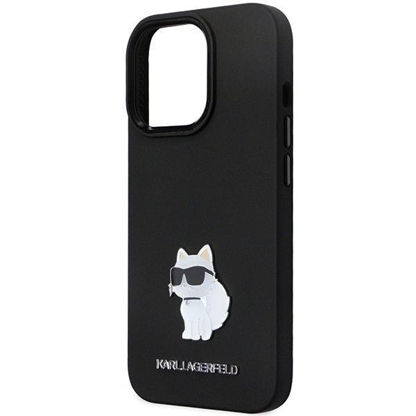 Husa pentru iPhone 14 Pro Max, Silicone, Karl Lagerfeld, Negru - 1 | YEO