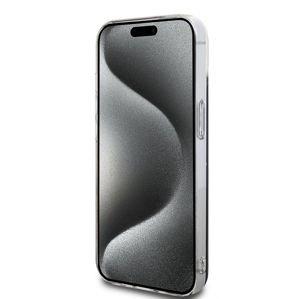 Husa pentru iPhone 15, Hardcase IML, Hello Kitty - Negru - 3 | YEO