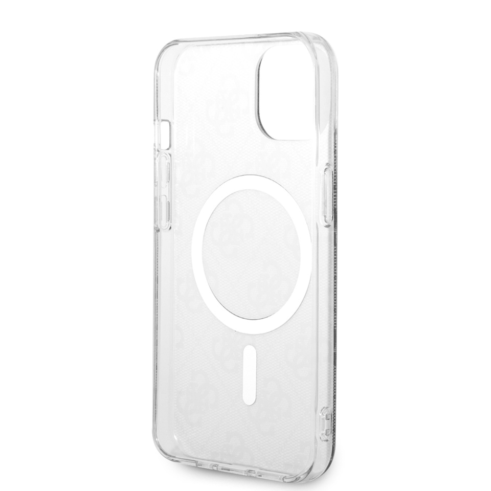 Husa pentru iPhone 15, IML 4G MagSafe, Guess - Negru - 4 | YEO