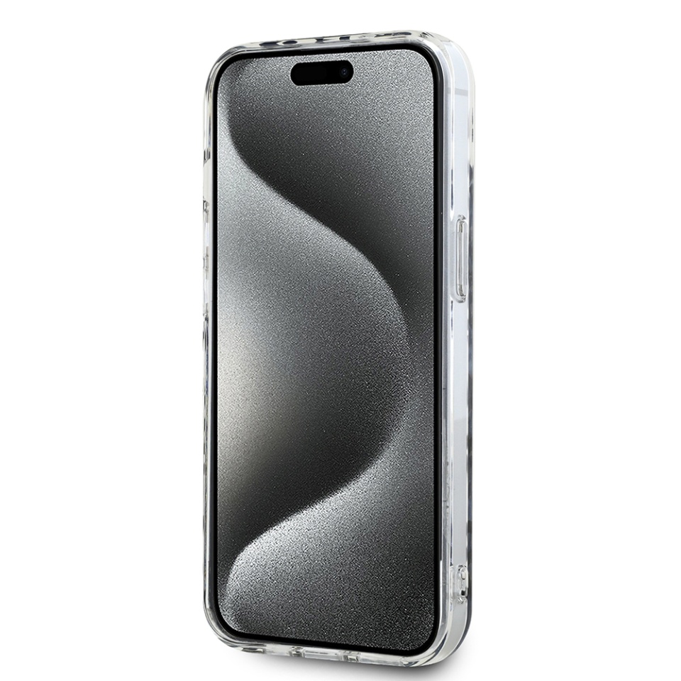 Husa pentru iPhone 15 IML Luxury, Karl Lagerfeld - Auriu - 3 | YEO