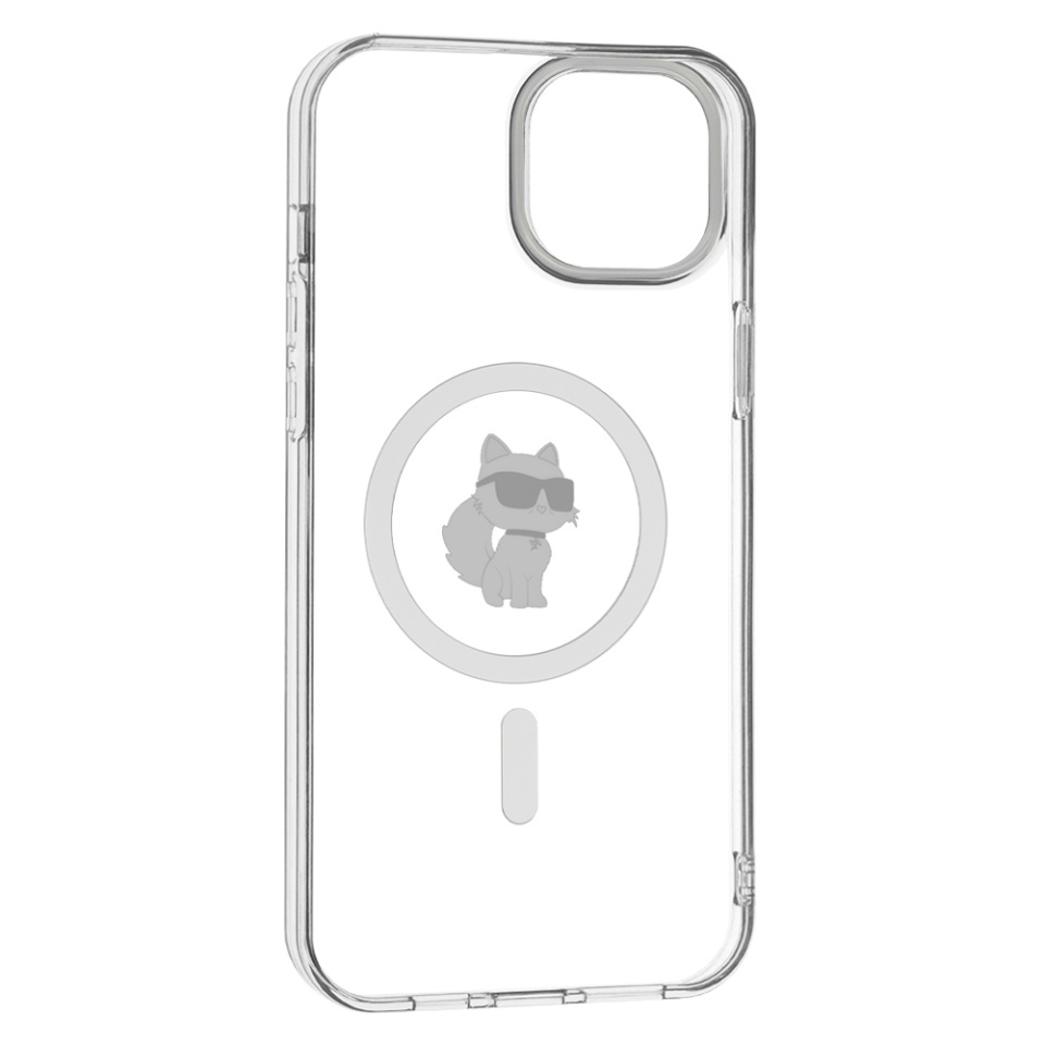 Husa pentru iPhone 15 Plus, Karl Lagerfeld, IML MagSafe, Transparenta - 2 | YEO