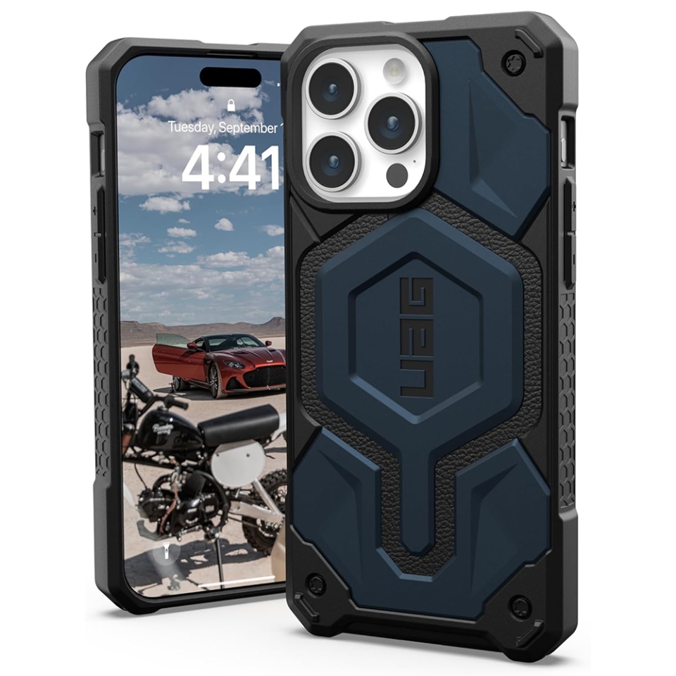 Husa pentru iPhone 15 Pro Max, Monarch Pro MagSafe, UAG - Bleumarin