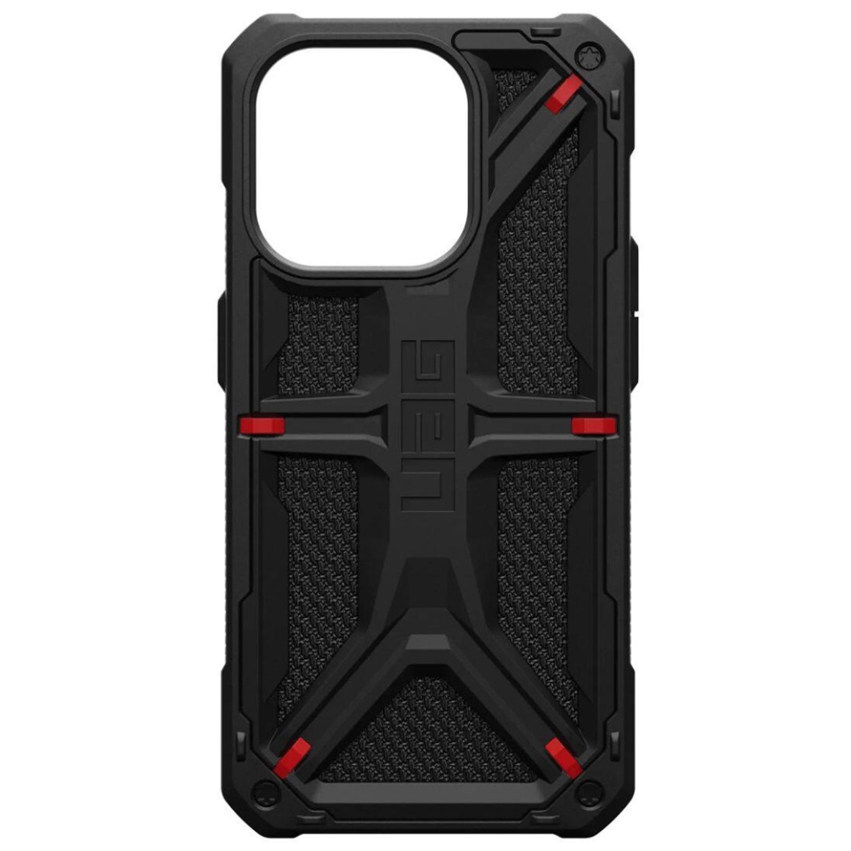 Husa pentru iPhone 15 Pro Max, Monarch, UAG - Kevlar Negru - 5