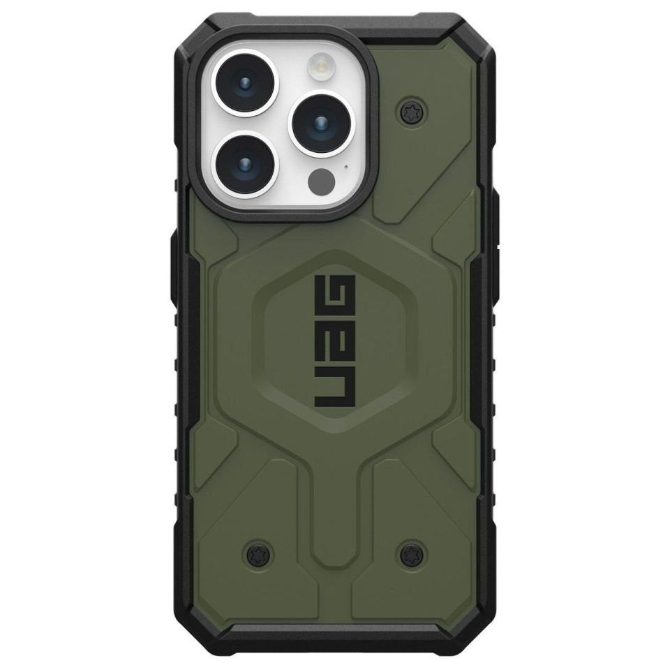 Husa pentru iPhone 15 Pro Max, Pathfinder MagSafe, UAG - Verde - 3 | YEO