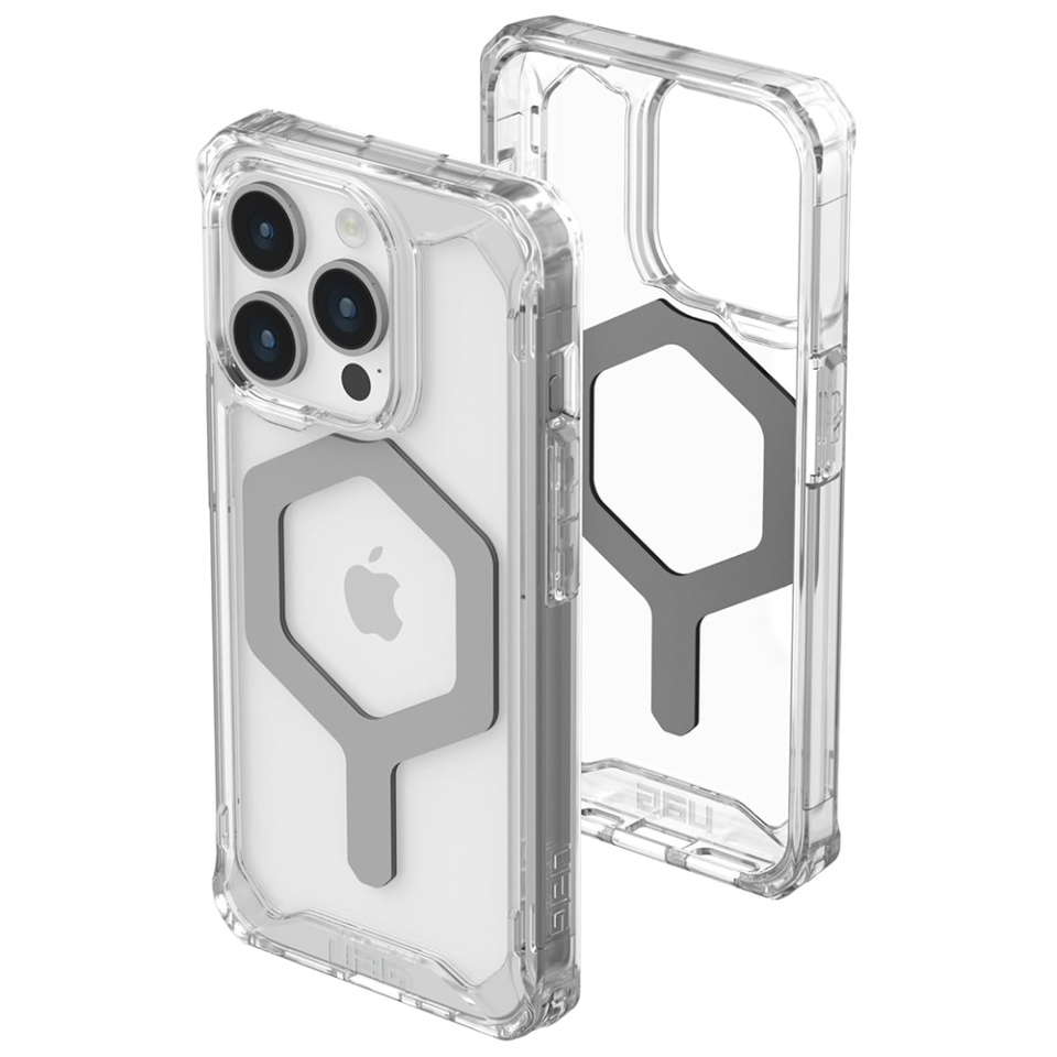Husa pentru iPhone 15 Pro Max, Plyo Pro, UAG - Argintiu