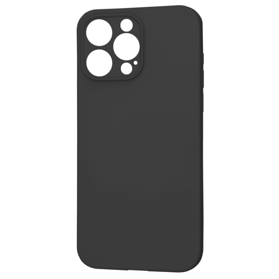 Husa pentru iPhone 15 Pro Max, SKYDDAR INNOVATION, din Silicon Catifelat, SoftFlex Magsafe, Negru, set cu sticker - 2 | YEO