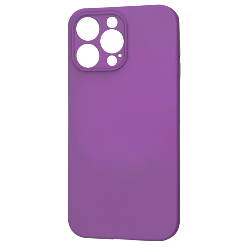 Husa pentru iPhone 15 Pro Max, SKYDDAR INNOVATION, din Silicon Catifelat, SoftFlex Magsafe, Mov, set cu sticker - 2 | YEO