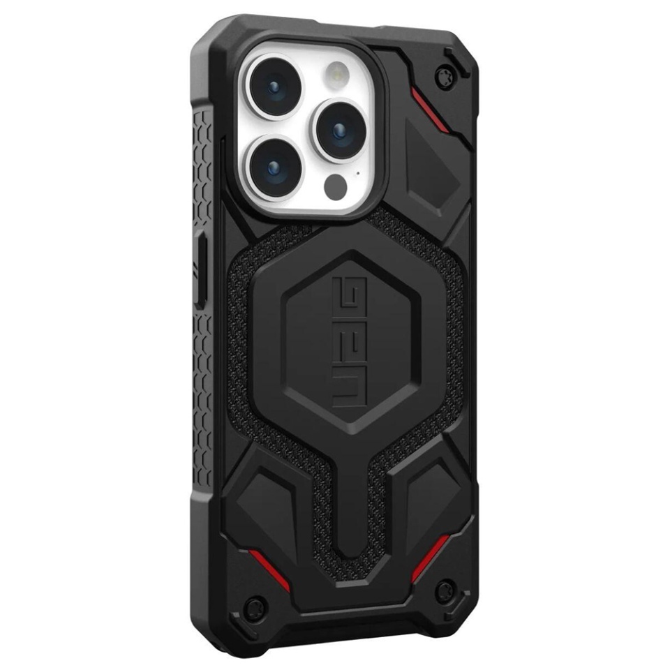 Husa pentru iPhone 15 Pro, Monarch Pro MagSafe, UAG - Kevlar Negru - 3 | YEO