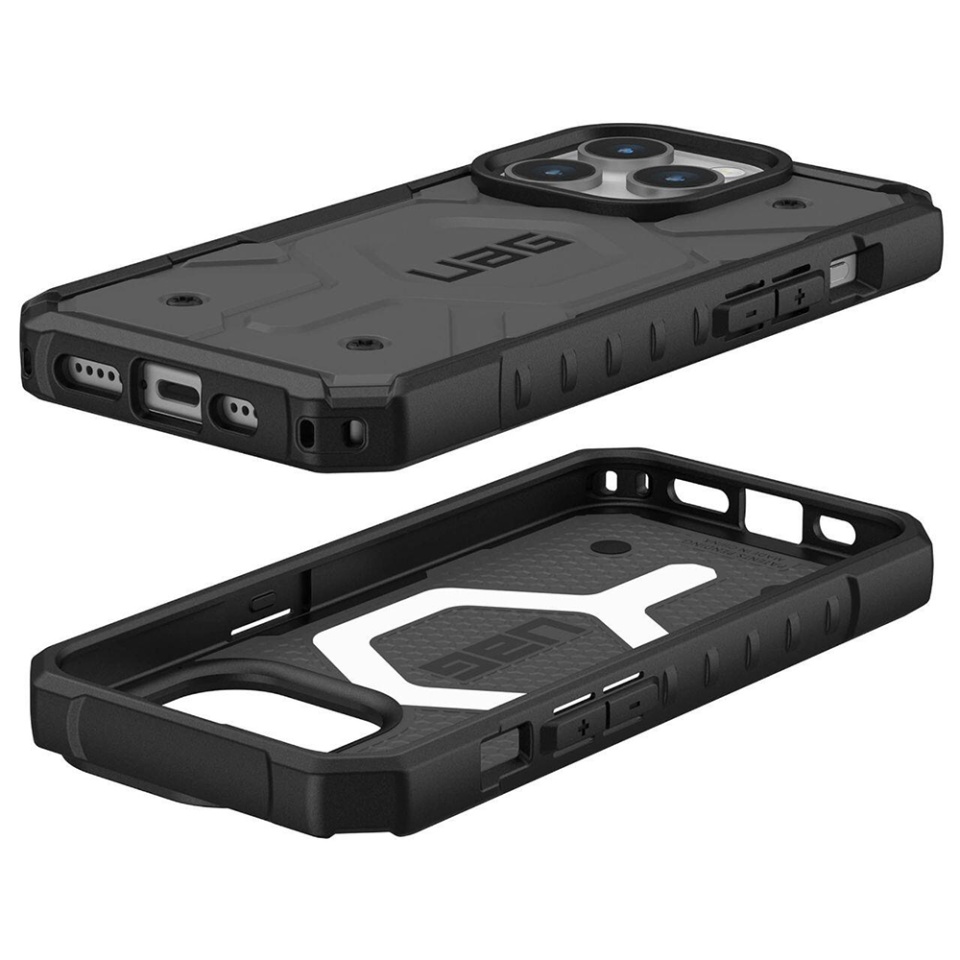 Husa pentru iPhone 15 Pro, Pathfinder MagSafe, UAG - Argintiu - 1 | YEO
