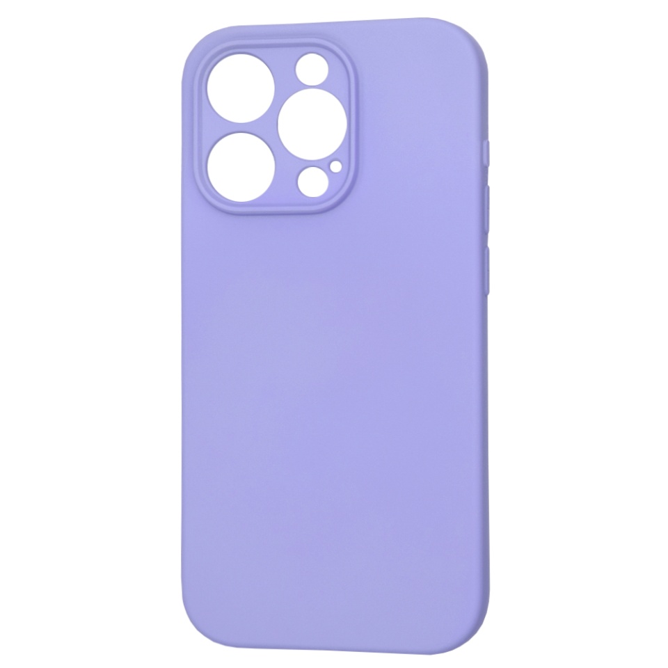 Husa pentru iPhone 15 Pro, SKYDDAR INNOVATION, din Silicon Catifelat, SoftFlex Magsafe, Violet, set cu sticker - 2 | YEO