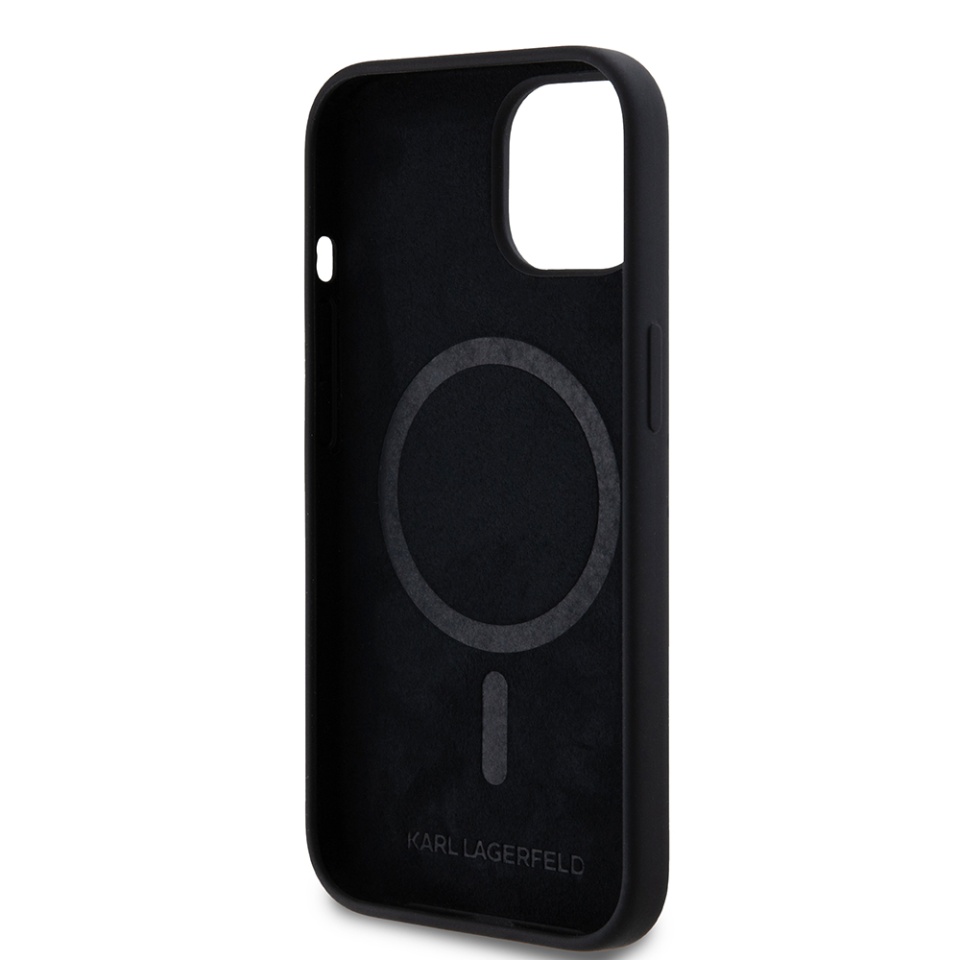 Husa pentru iPhone 15, Silicone MagSafe, Karl Lagerfeld - [Culoare necunoscută] - 1 | YEO