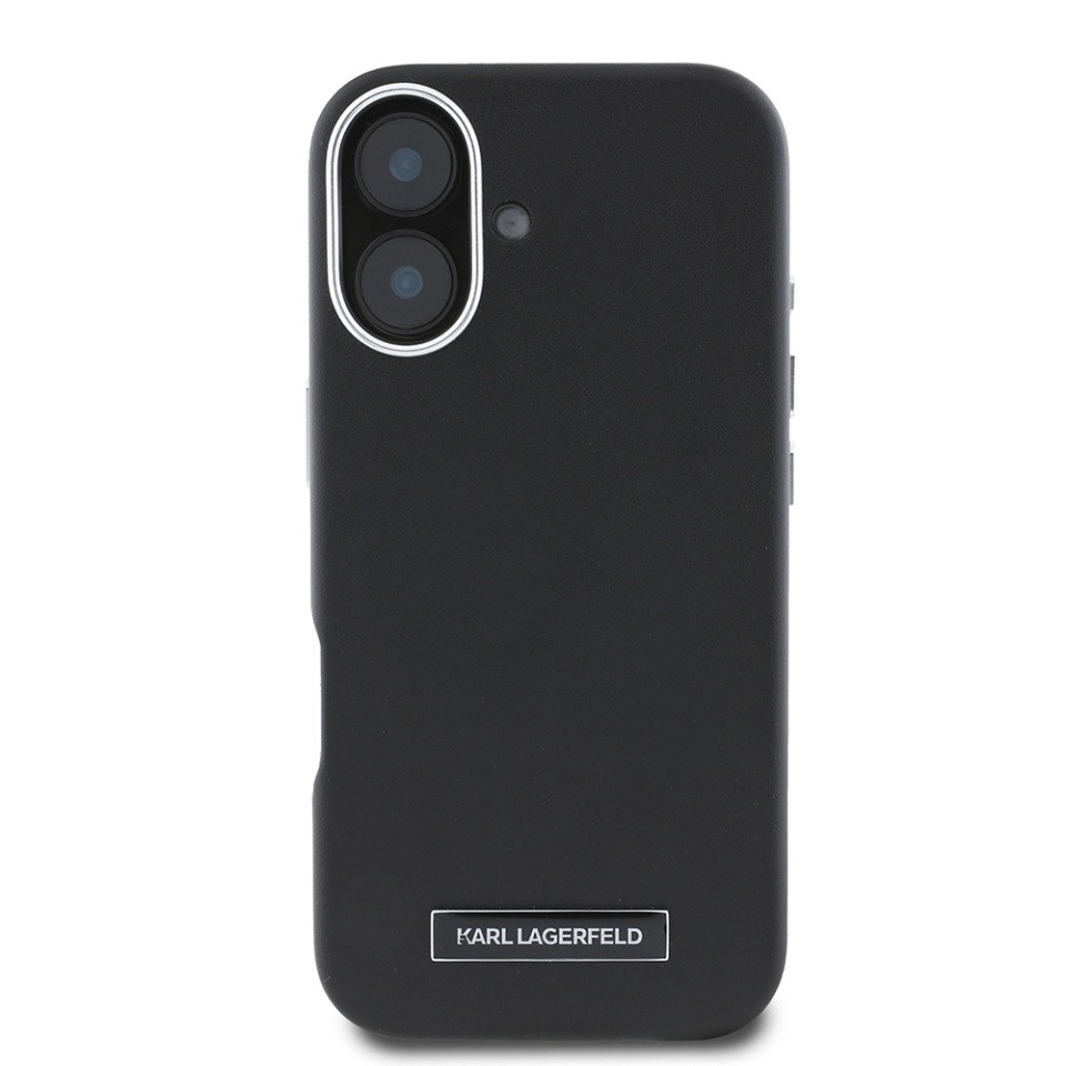 Husa pentru iPhone 16 Plus Leather MagSafe, Karl Lagerfeld - Negru - 2 | YEO