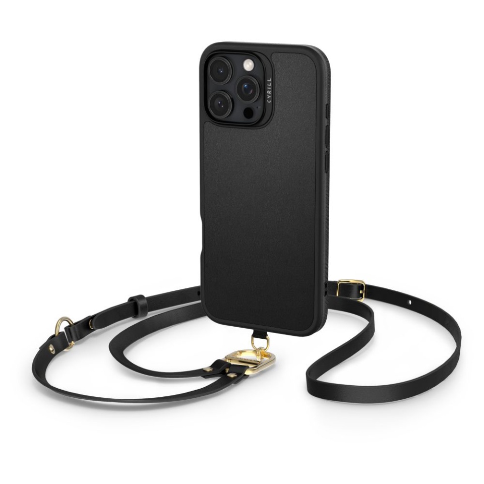 Husa pentru iPhone 16 Pro, Cyrill Kajuk Classic Charm MagSafe - Negru