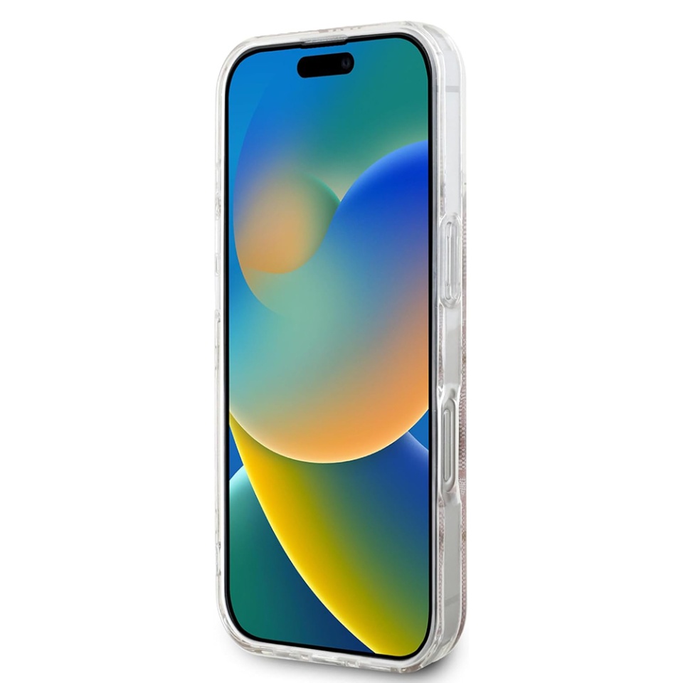 Husa pentru iPhone 16 Pro, IML 4G MagSafe, Guess - Roz - 1 | YEO