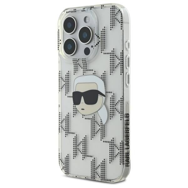 Husa pentru iPhone 16 Pro IML Luxury, Karl Lagerfeld - Transparenta - 3 | YEO