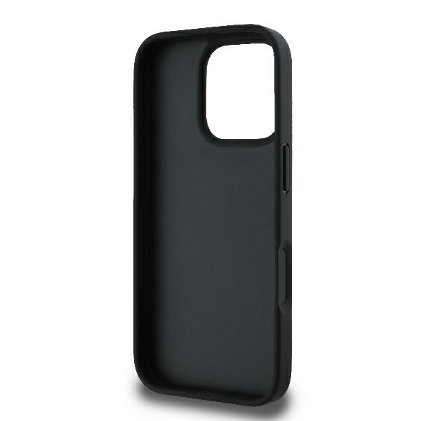 Husa pentru iPhone 16 Pro Max, Hardcase Leather Monogram, Karl Lagerfeld - Negru - 3 | YEO