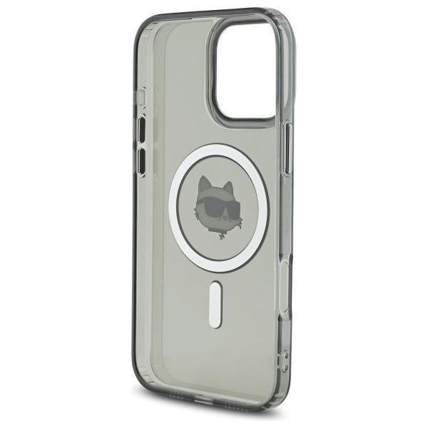 Husa pentru iPhone 16 Pro Max, Karl Lagerfeld, IML MagSafe, Negru - 3 | YEO