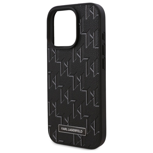 Husa pentru iPhone 16 Pro Max Leather MagSafe, Karl Lagerfeld - Negru - 3 | YEO