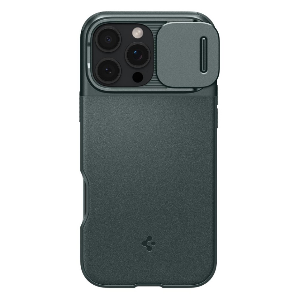 Husa pentru iPhone 16 Pro Max, Spigen Optik Armor - Verde - 1 | YEO