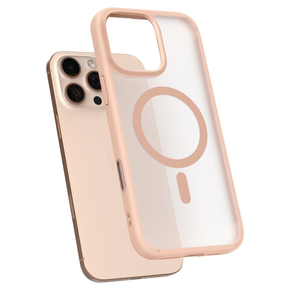 Husa pentru iPhone 16 Pro Max, Ultra Hybrid T MagSafe, Spigen - Roz - 2 | YEO
