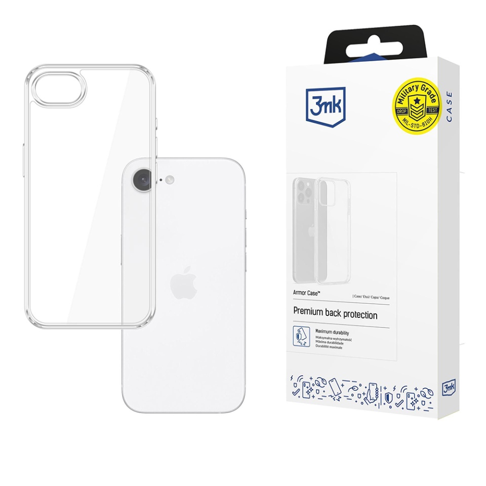 Husa pentru iPhone 16e, 3mk Armor Case, Clear