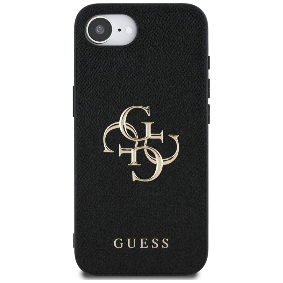Husa pentru iPhone 16e, Guess, Hardcase 4G Charm, Negru - 1 | YEO