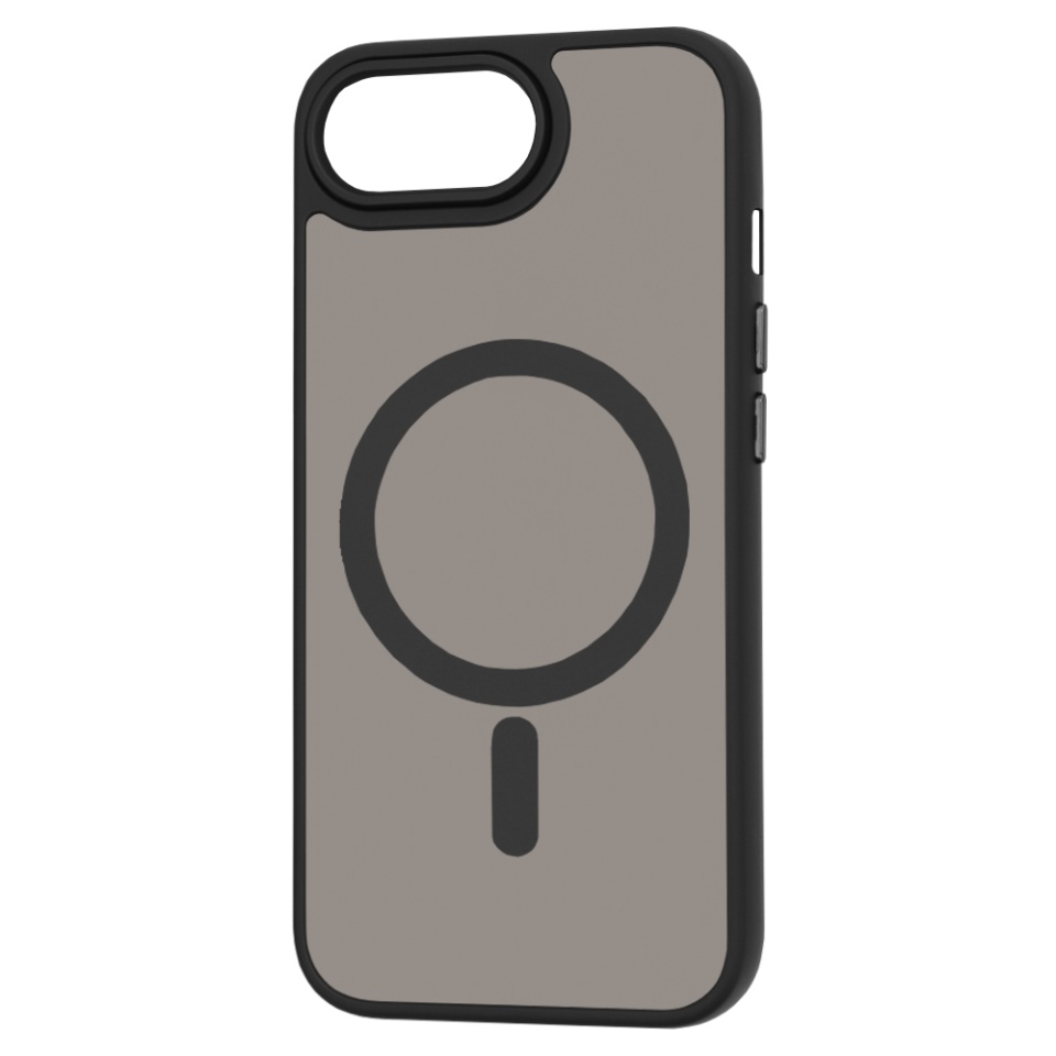 Husa pentru iPhone 16e, SKYDDAR INNOVATION, Frosted MagSafe, Antisoc, set cu sticker, Negru - 3 | YEO