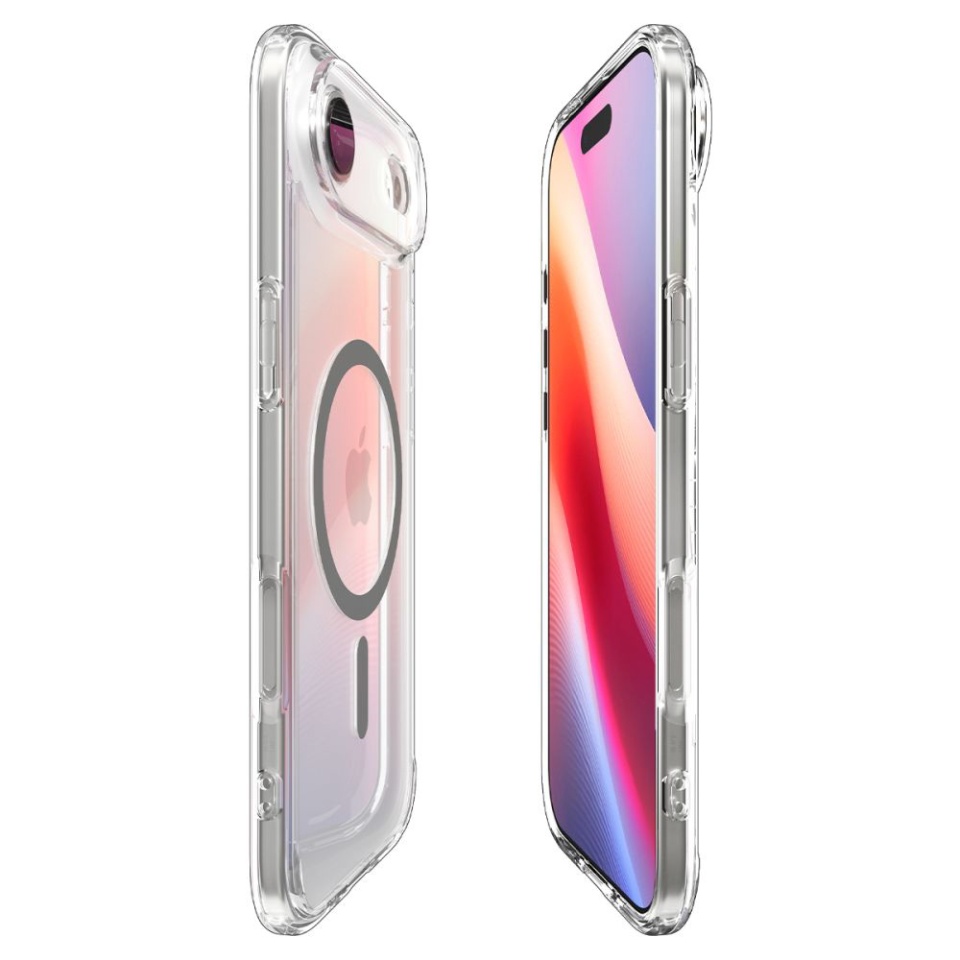 Husa pentru iPhone 17 Air, Ultra Hybrid T MagSafe, Spigen, Transparenta - 3 | YEO
