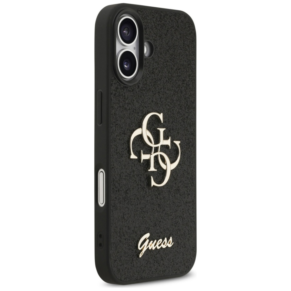 Husa pentru iPhone 17, Glitter Fixed Big 4G, Protectie Slim, Guess, Negru - 3 | YEO